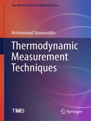 cover image of Thermodynamic Measurement Techniques